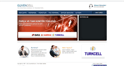 Desktop Screenshot of guvencell.com